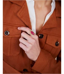 Polin et moi Anillo Piedra Violeta