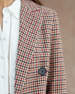 Polin et moi Blazer Cuadros Hatty