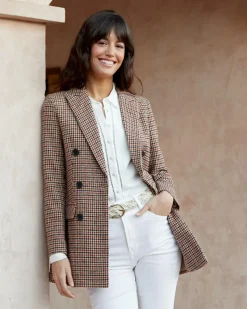 Polin et moi Blazer Cuadros Hatty