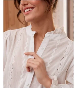 Polin et moi Blusa Botones Dorita