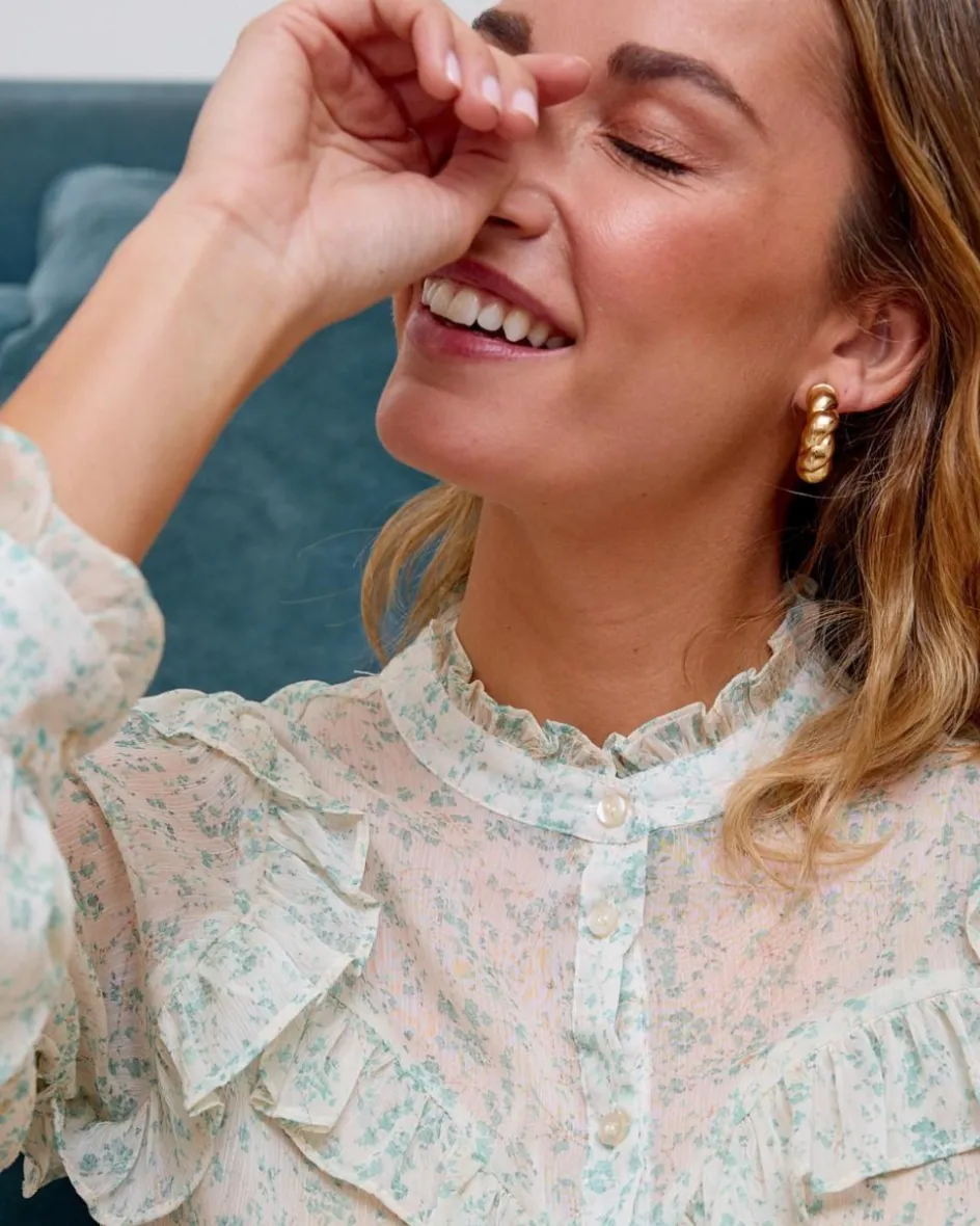 Polin et moi Blusa Estampada Eula