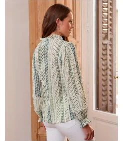 Polin et moi Blusa Flor Mogor