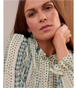 Polin et moi Blusa Flor Mogor