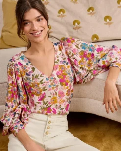 Polin et moi Blusa Floral Rachel