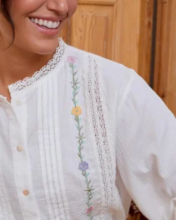 Polin et moi Blusa Flores Daphne