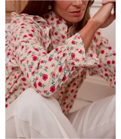 Polin et moi Blusa Flores Volania