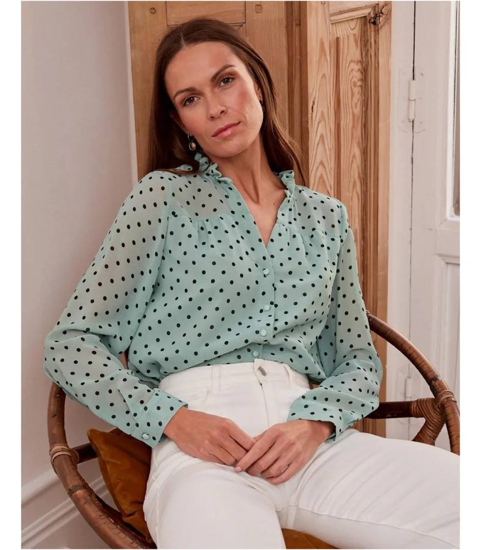 Polin et moi Blusa Topos Elama