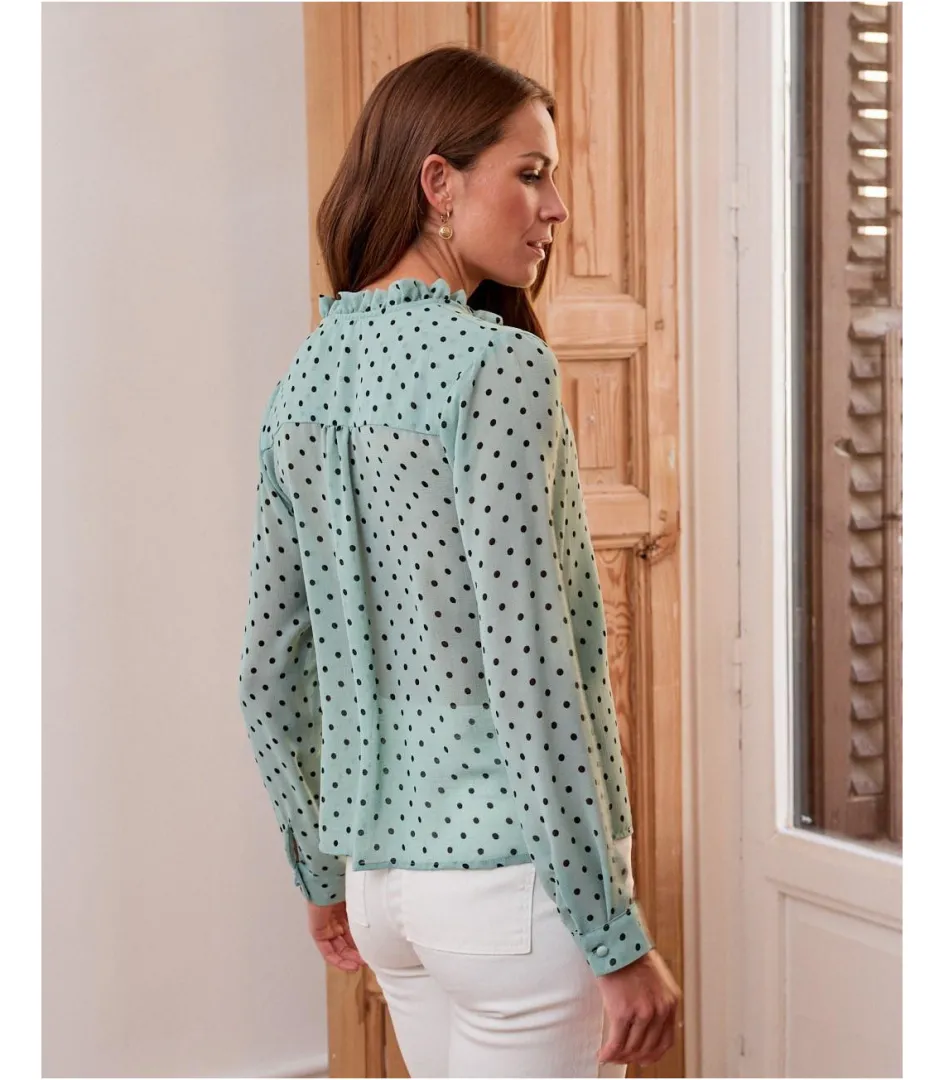 Polin et moi Blusa Topos Elama
