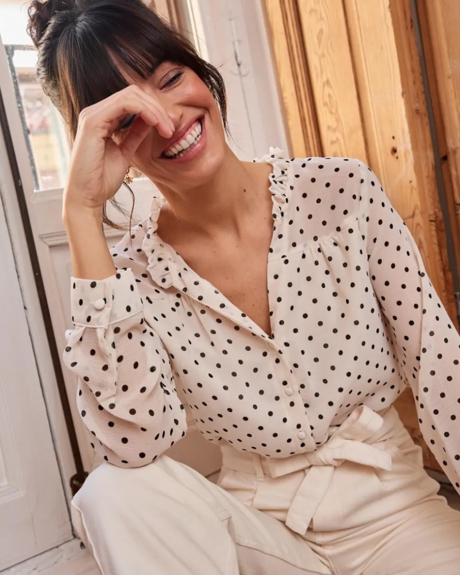 Polin et moi Blusa Topos Elama