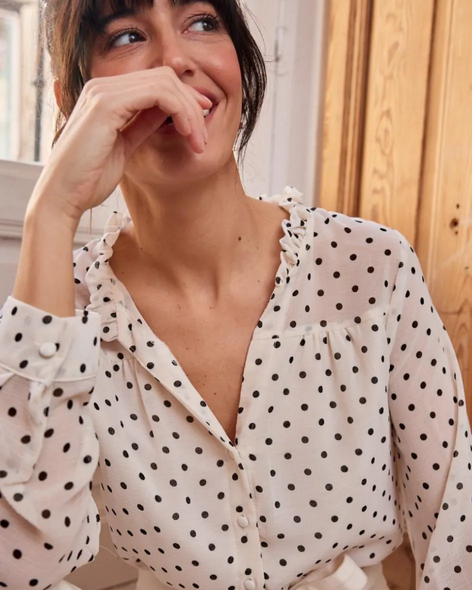 Polin et moi Blusa Topos Elama