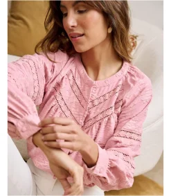 Polin et moi Blusa Troquelada Blusia