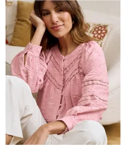 Polin et moi Blusa Troquelada Blusia