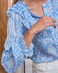 Polin et moi Blusa Volantes Gabrielle