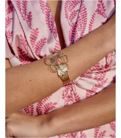 Polin et moi Brazalete Flor Trida