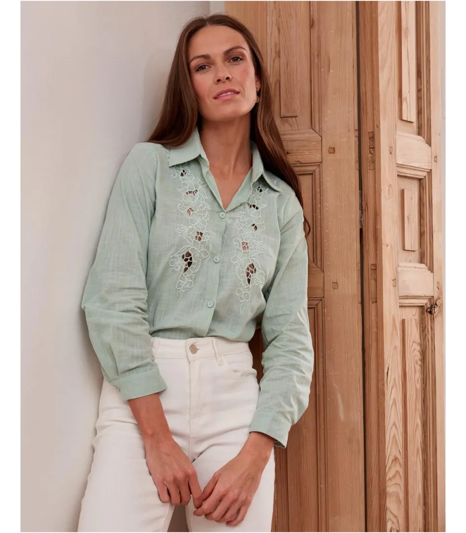 Polin et moi Camisa Bordados Priscilia