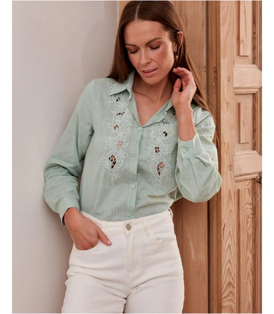 Polin et moi Camisa Bordados Priscilia