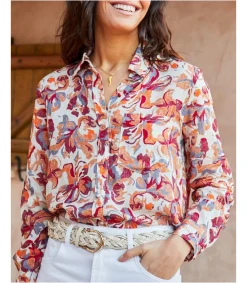 Polin et moi Camisa Estampada Aidana