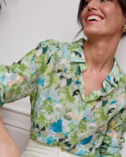 Polin et moi Camisa Estampada Violet