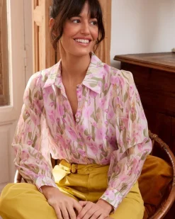Polin et moi Camisa Floral Salomé
