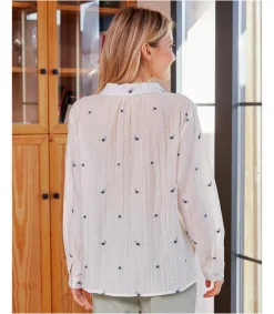 Polin et moi Camisa Flores Silda