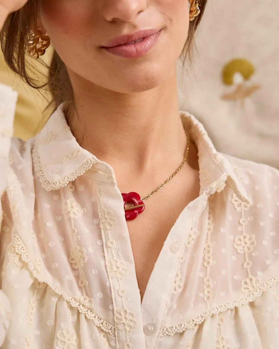 Polin et moi Camisa Transparente Saman