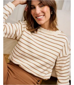 Polin et moi Jersey Rayas Beiga