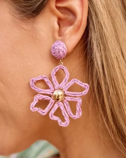 Polin et moi Pendiente Rafia Heidi