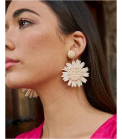 Polin et moi Pendiente Rafia Sol