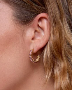 Polin et moi Pendientes Aro Nuna