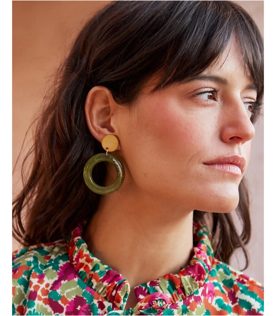 Polin et moi Pendientes Aro Rozza