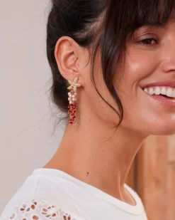 Polin et moi Pendientes Estrella Marinas