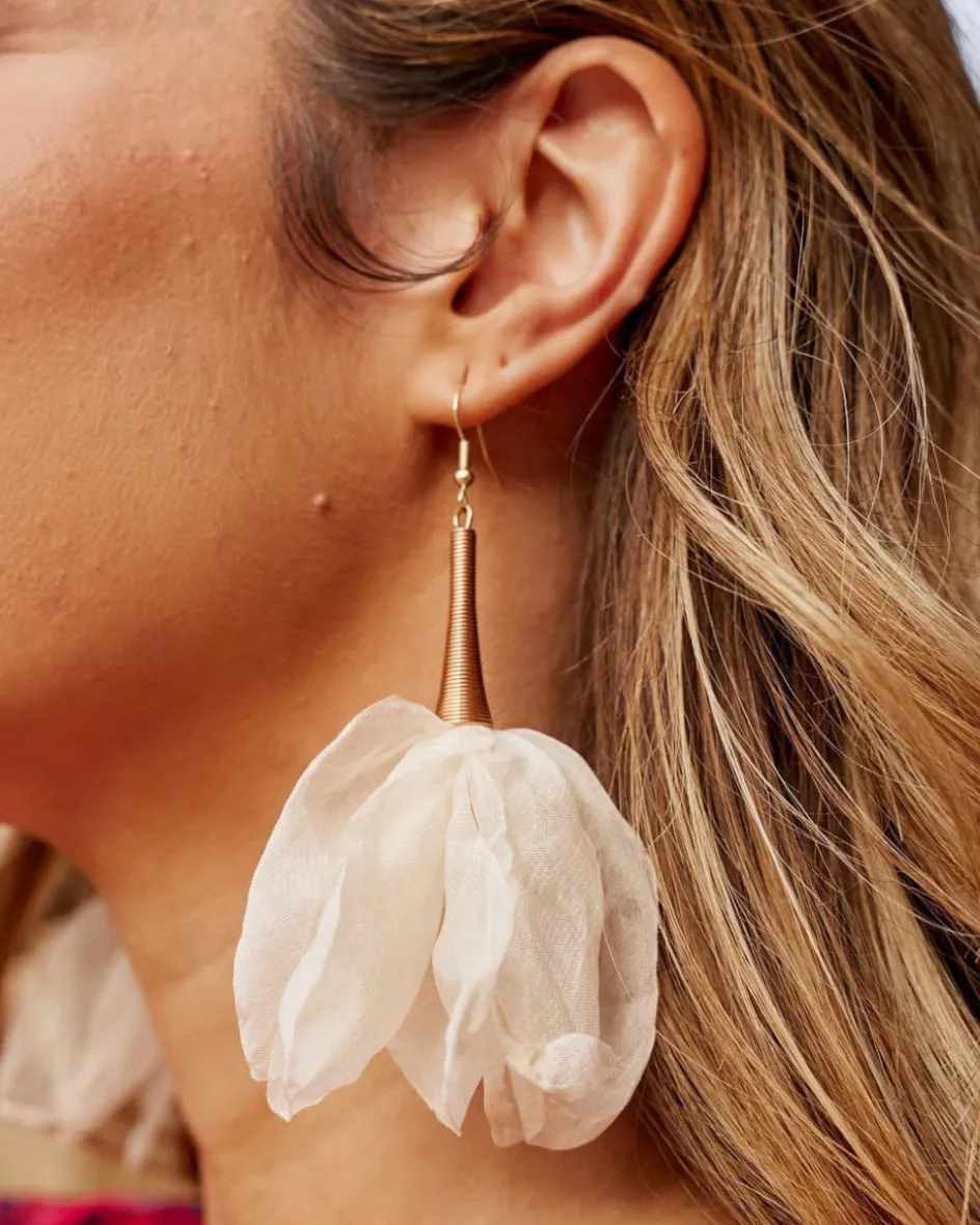 Polin et moi Pendientes Flor Vera