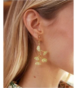 Polin et moi Pendientes Flores Largia