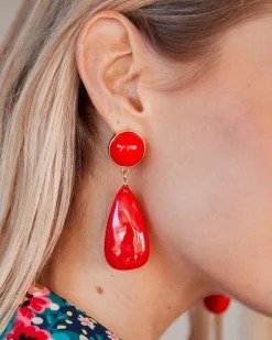 Polin et moi Pendientes Lágrima Dolma