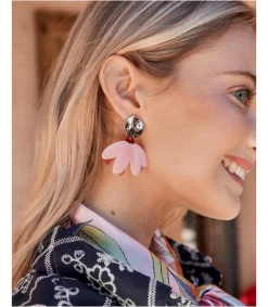 Polin et moi Pendientes Petalo ura