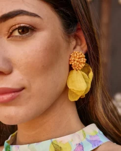 Polin et moi Pendientes Pétalos Campanilla