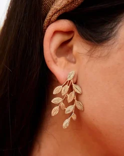 Polin et moi Pendientes Pétalos Leticia