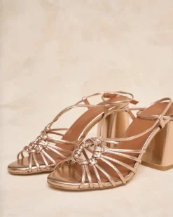 Polin et moi Sandalia Nudo Navy