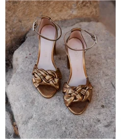 Polin et moi Sandalias Nudo Goldie