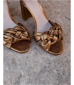 Polin et moi Sandalias Nudo Goldie