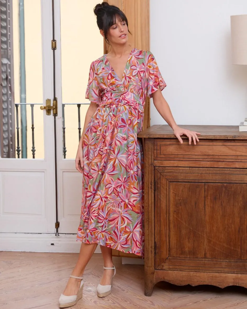 Polin et moi Vestido Estampado Angeline