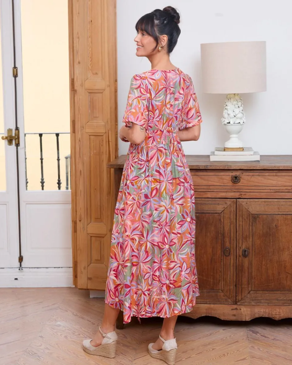 Polin et moi Vestido Estampado Angeline