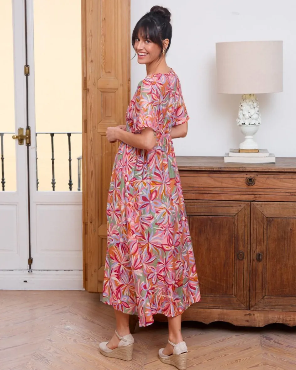 Polin et moi Vestido Estampado Angeline