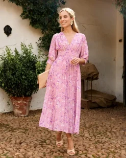 Polin et moi Vestido Flores Alba