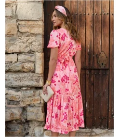 Polin et moi Vestido Flores Alexandre