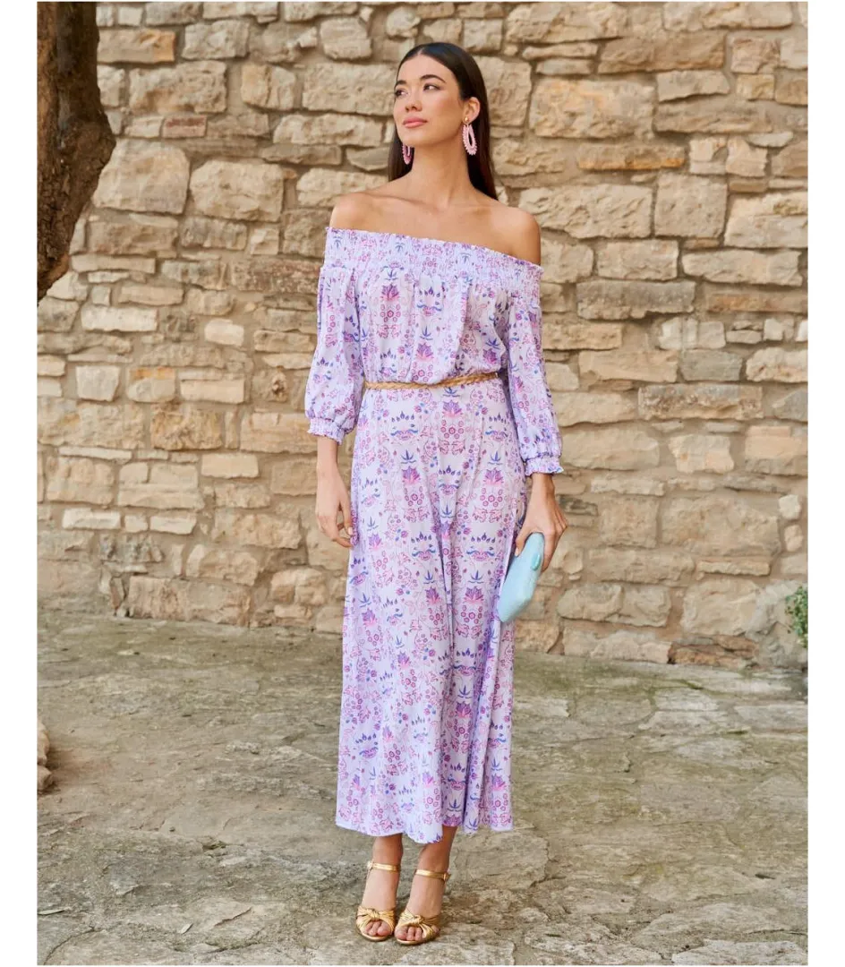 Polin et moi Vestido Flores Aroa