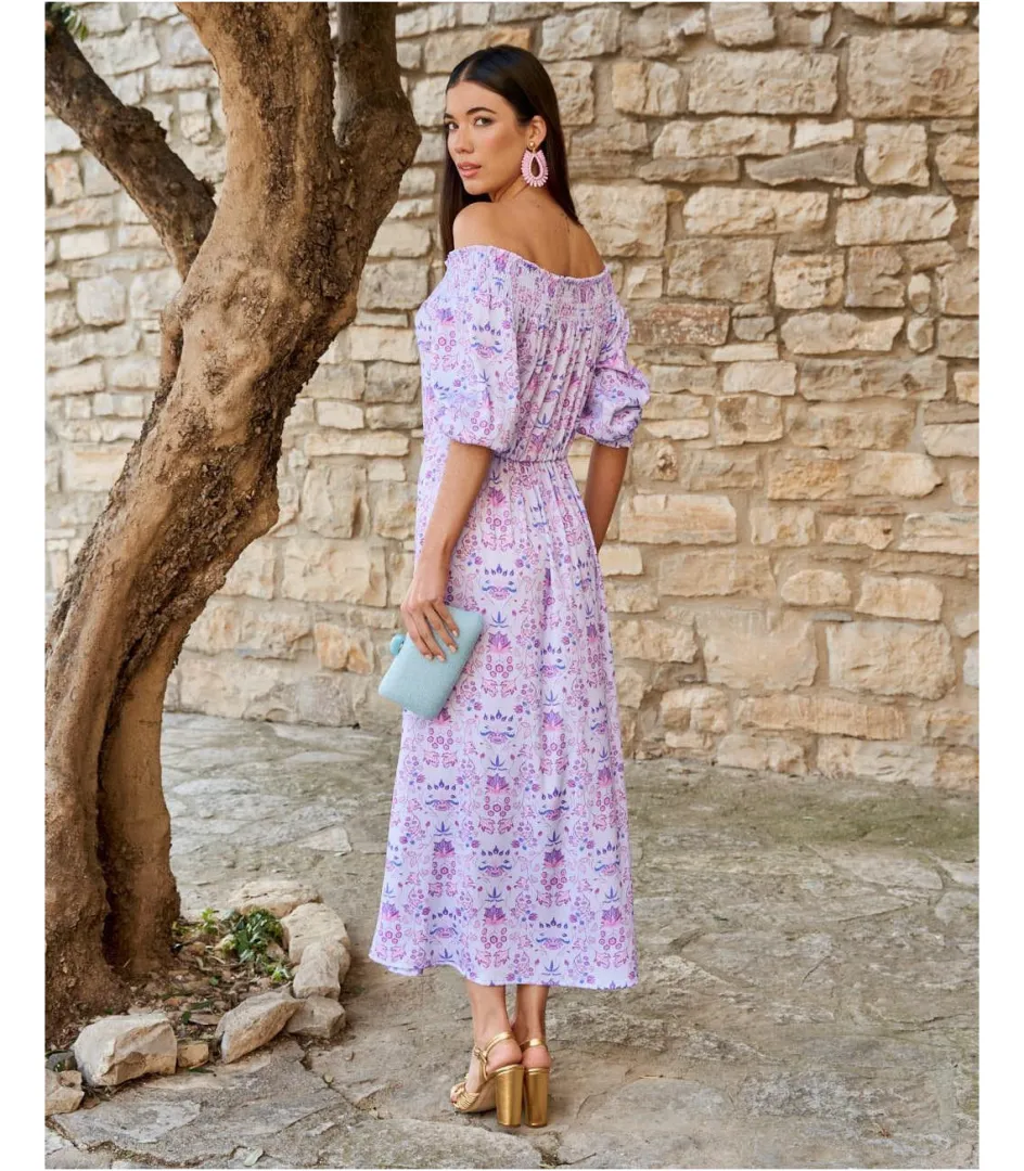 Polin et moi Vestido Flores Aroa