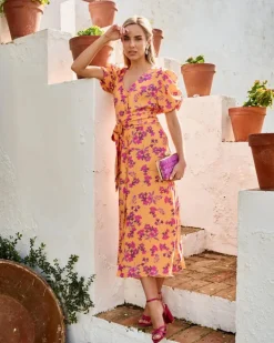 Polin et moi Vestido Flores Sua