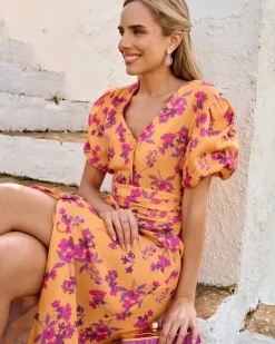 Polin et moi Vestido Flores Sua