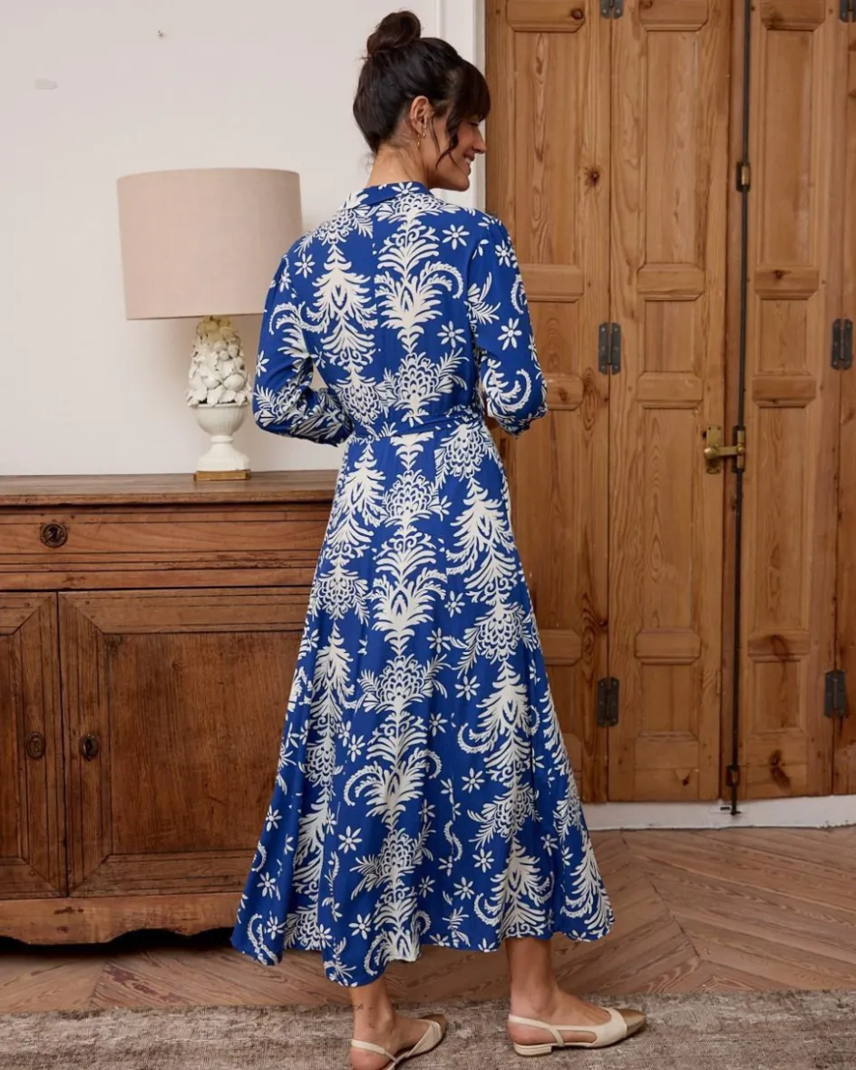 Polin et moi Vestido Largo Azula